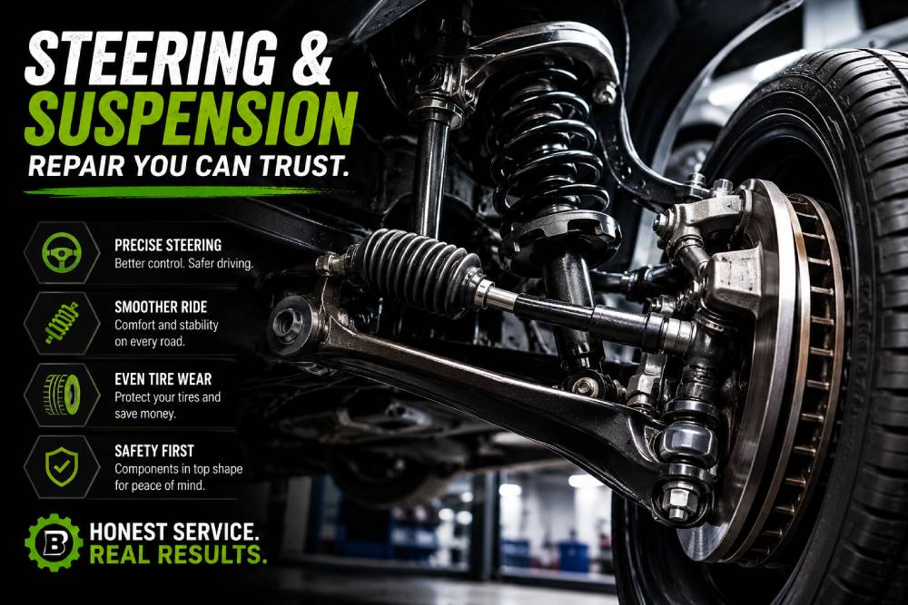 Steering and suspension in Columbus, ohio